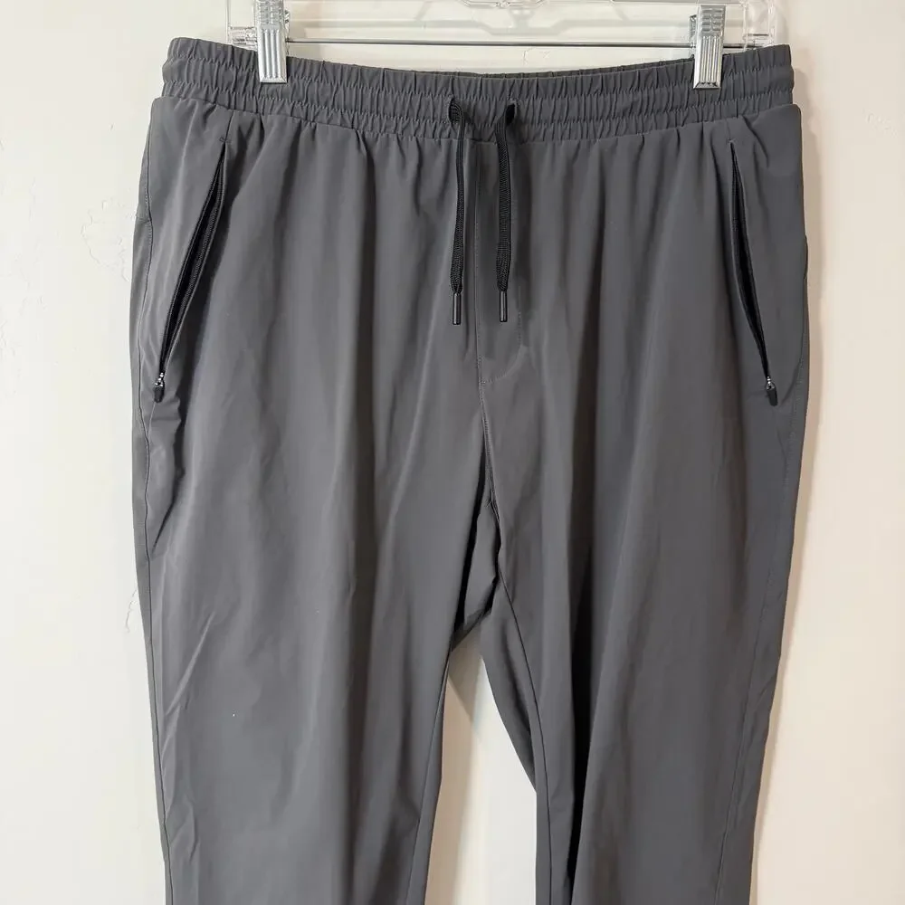 UNRL Men's Jogger‎ Pants Ankle Tapered Grey Large Athleisure Active